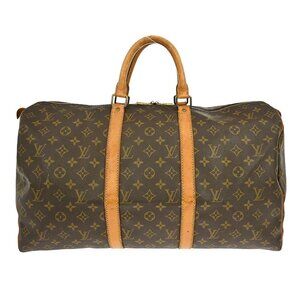 LOUIS VUITTON KEEPALL 50 TRAVEL HANDBAG MONOGRAM M41426 SP0951 RQ01347 BN03
